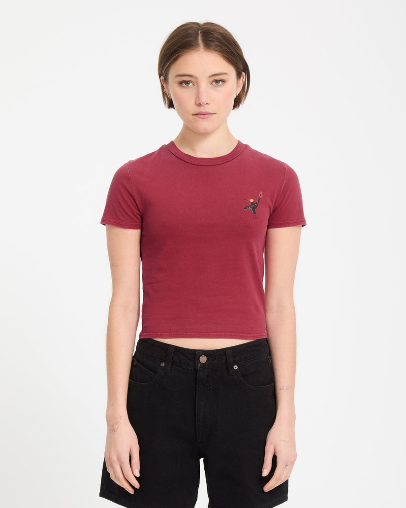 T-shirt Moove On - Deep Red