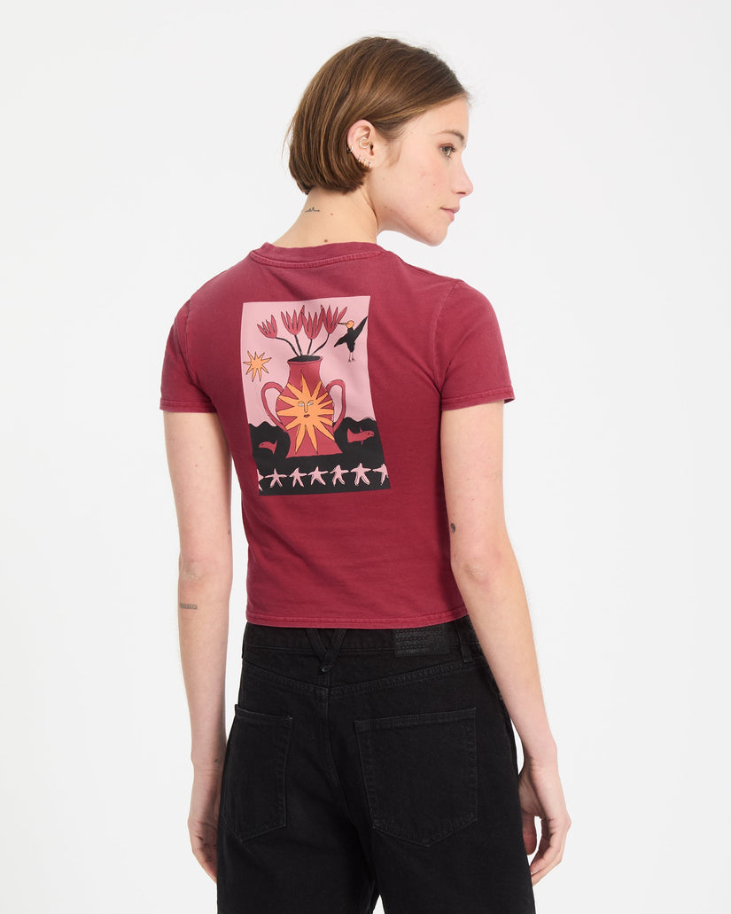 T-shirt Moove On - Deep Red