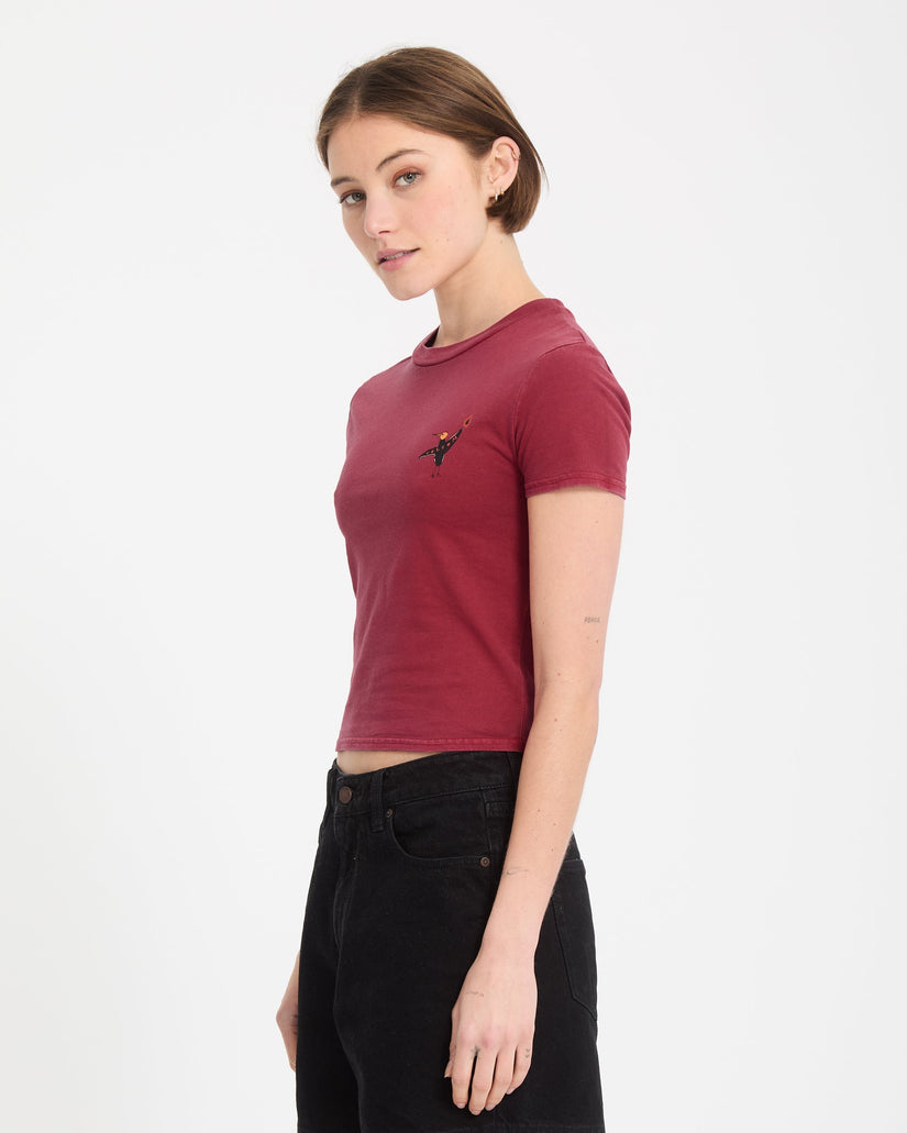 T-shirt Moove On - Deep Red