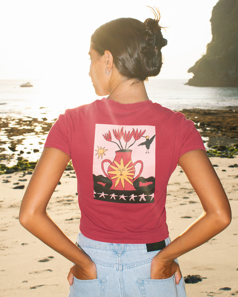 T-shirt Moove On - Deep Red