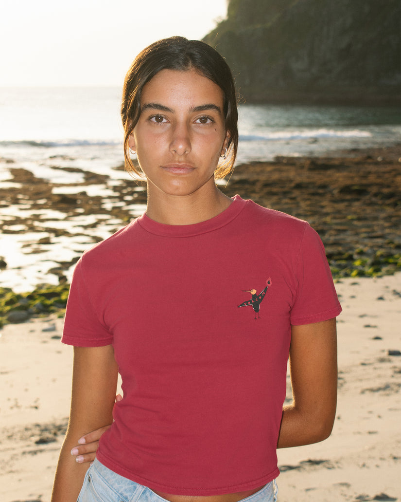 T-shirt Moove On - Deep Red