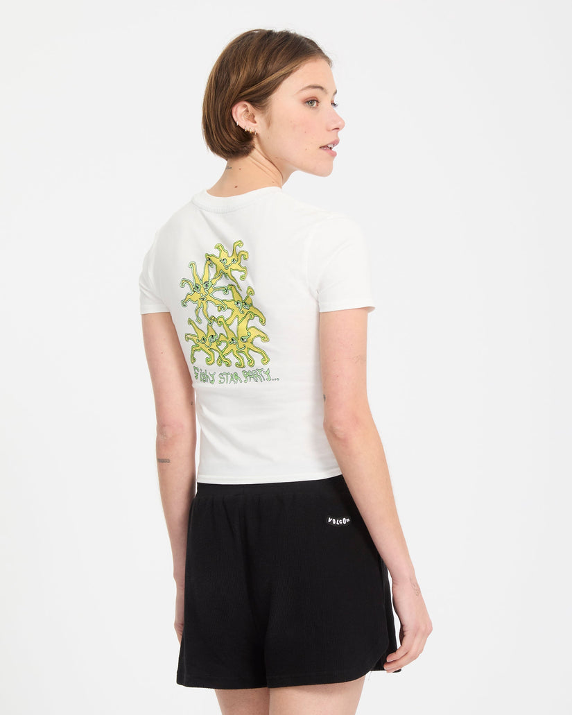 T-shirt Moove On - Vintage White