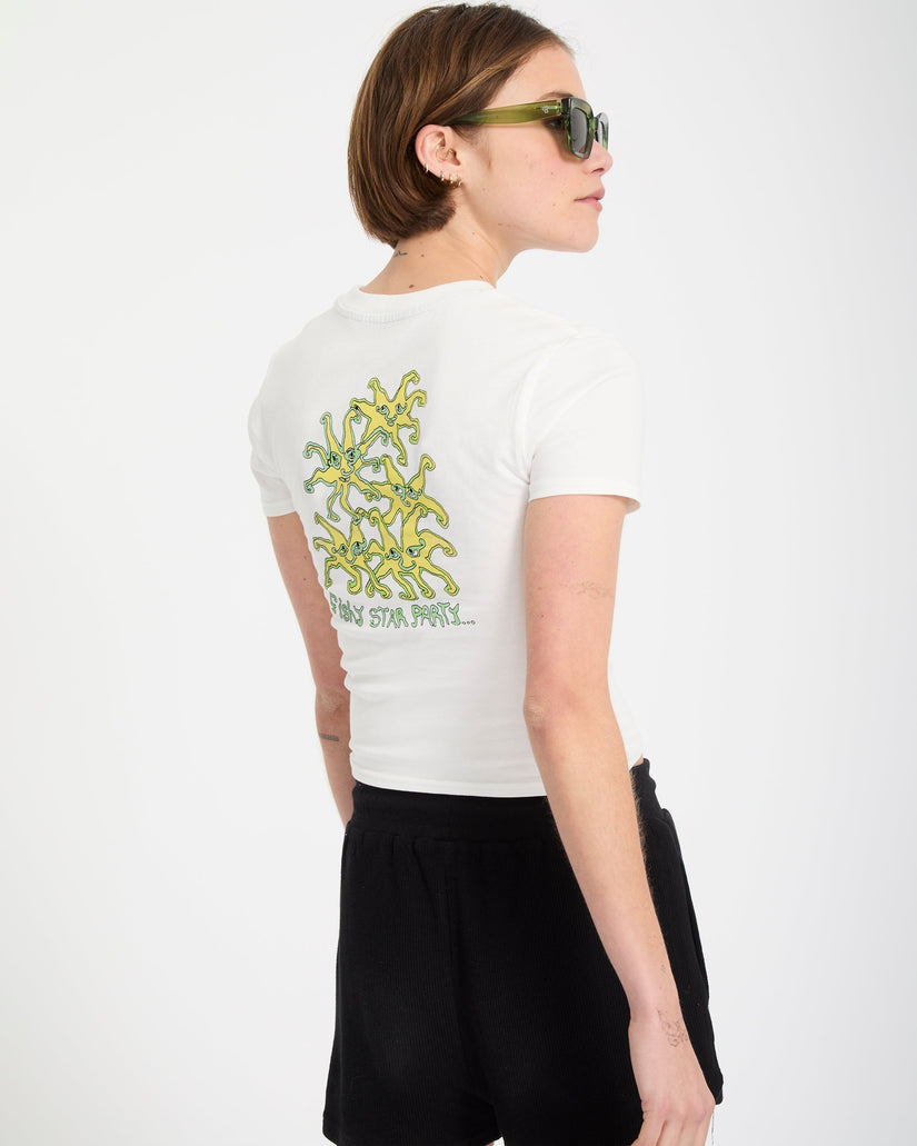 T-shirt Moove On - Vintage White
