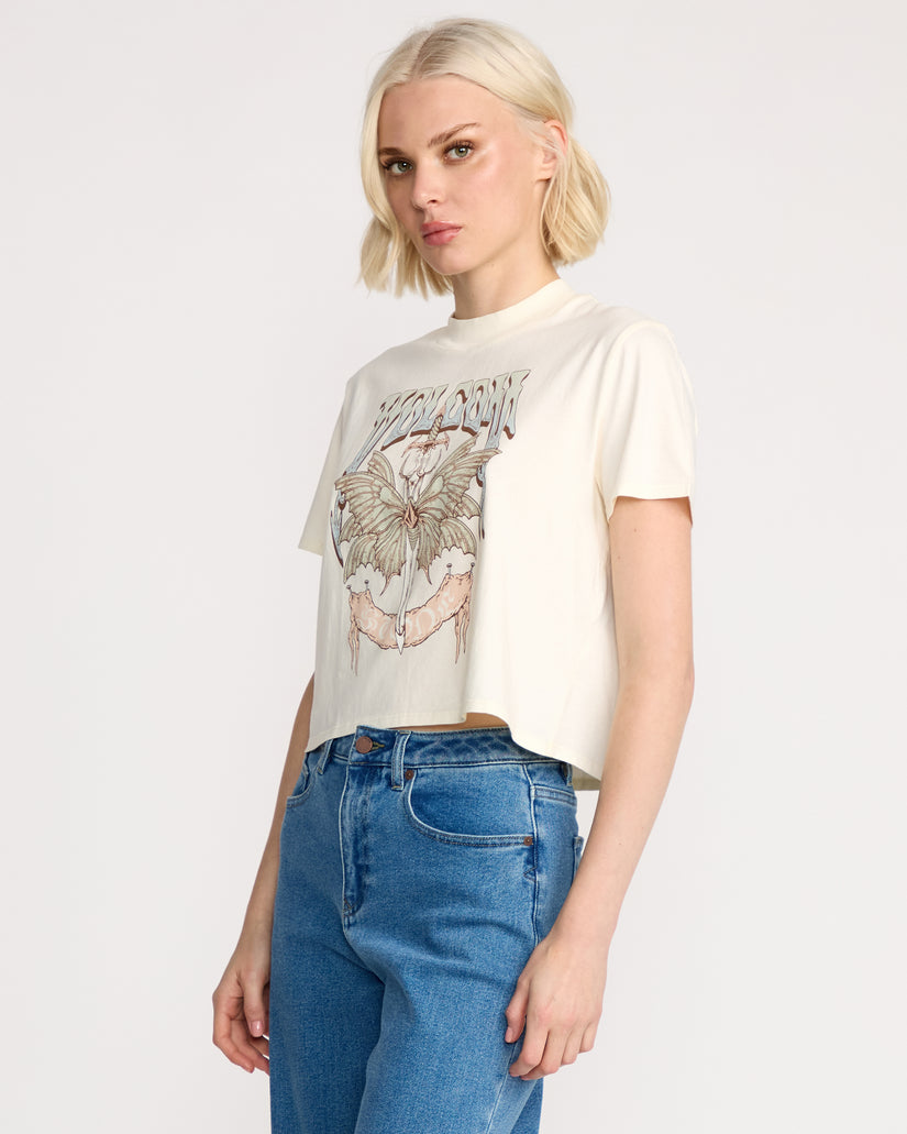T-Shirt Dial Crop - Bone