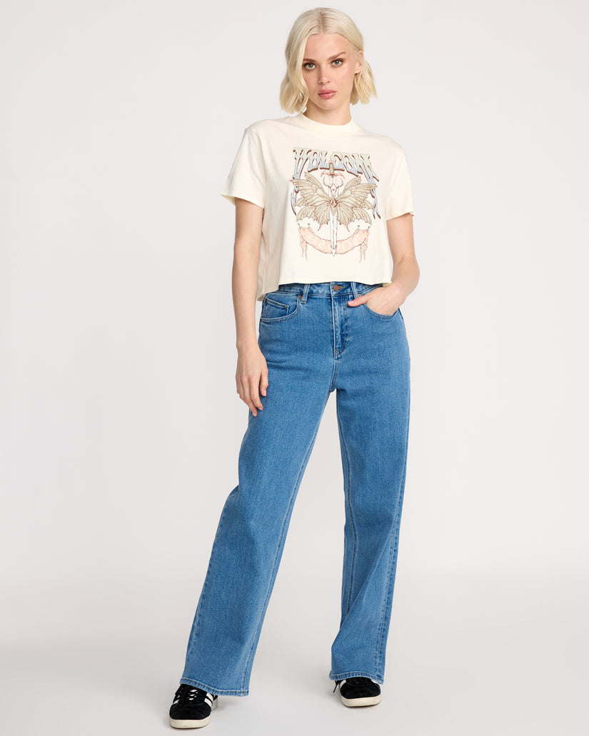 T-Shirt Dial Crop - Bone