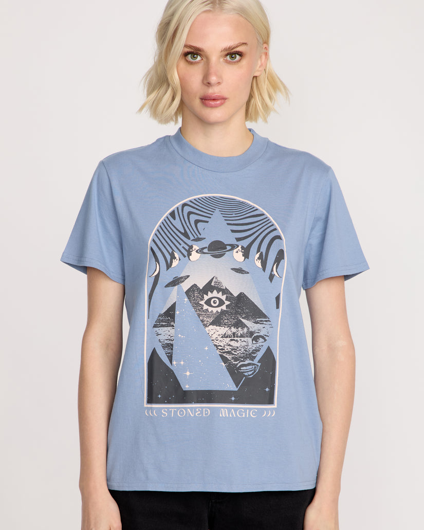 T-Shirt Lock It Up - Carolina Blue