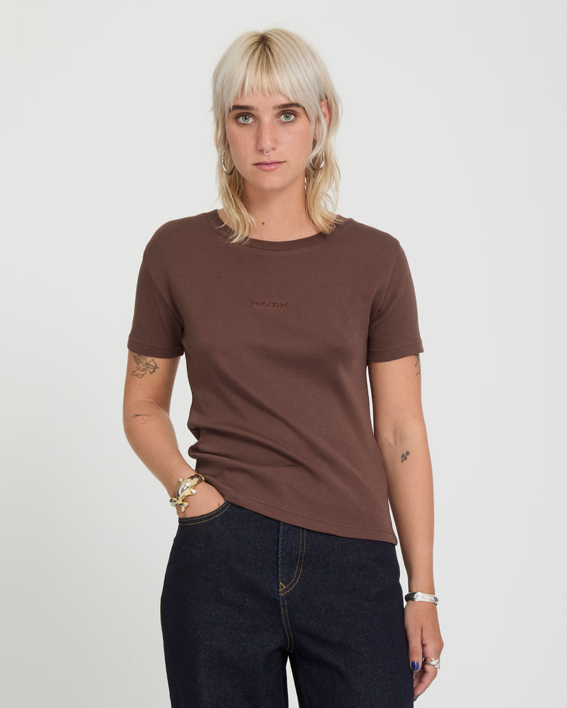 T-shirt Volcom Stone Tight - Tobacco Brown