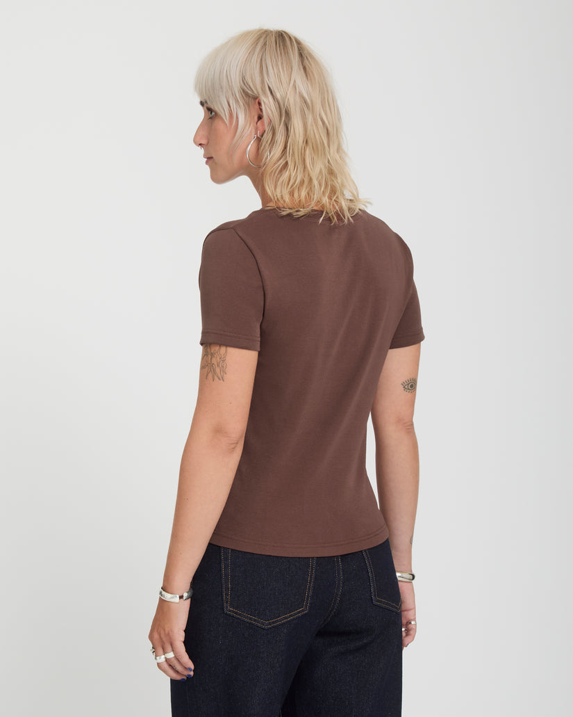 T-shirt Volcom Stone Tight - Tobacco Brown