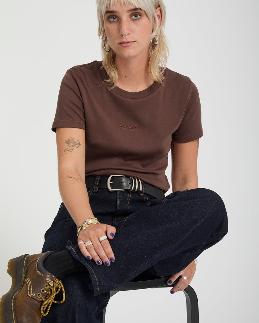 T-shirt Volcom Stone Tight - Tobacco Brown