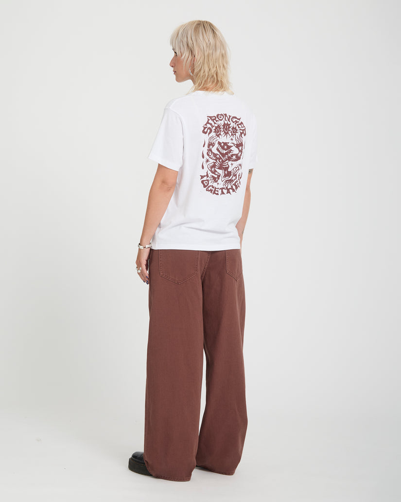 T-shirt Radical Daze Up - White