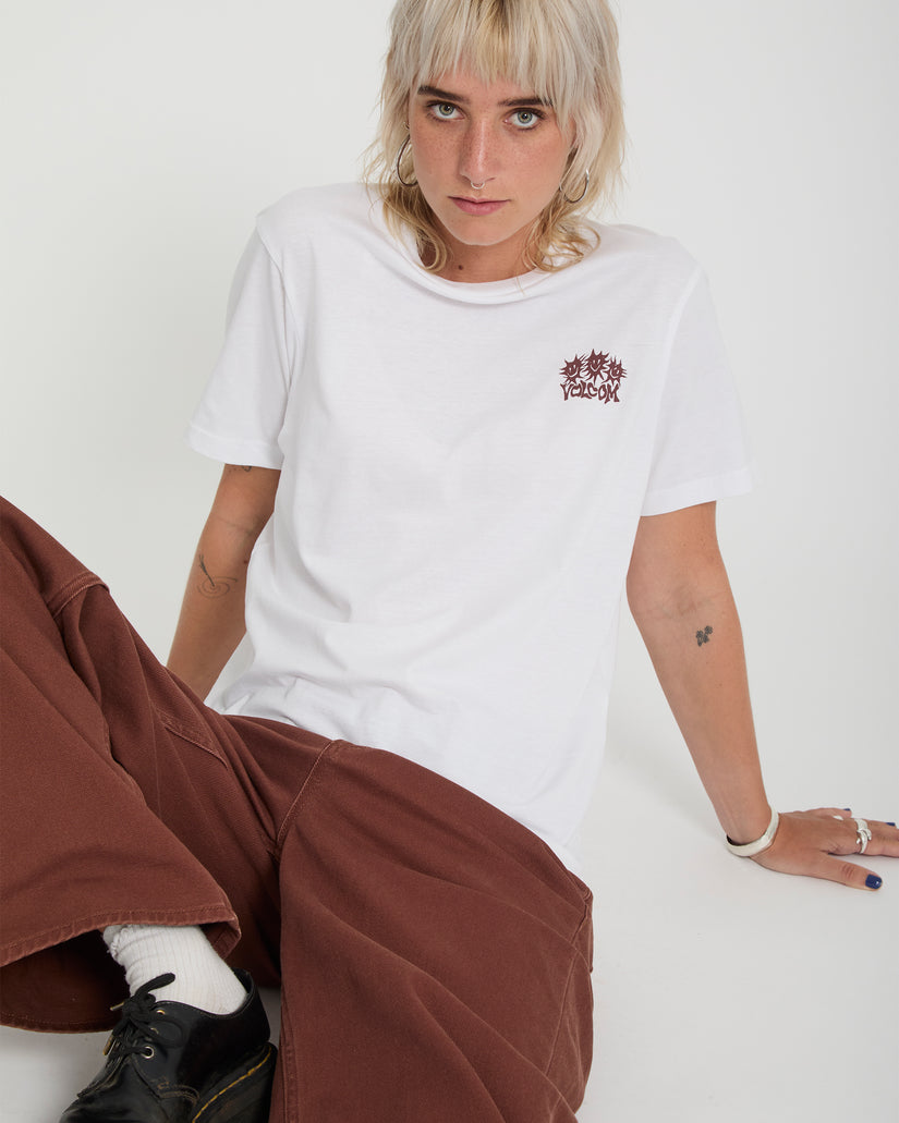 T-shirt Radical Daze Up - White