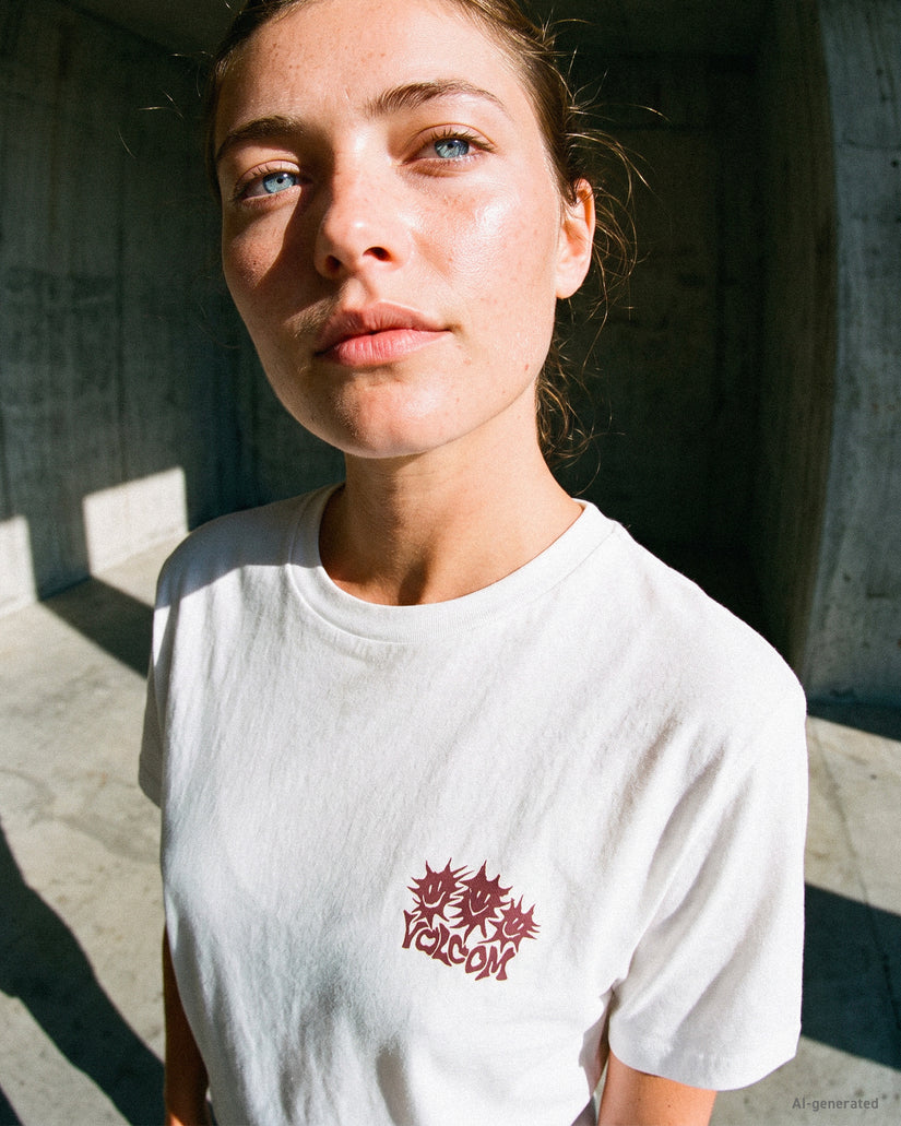 T-shirt Radical Daze Up - White
