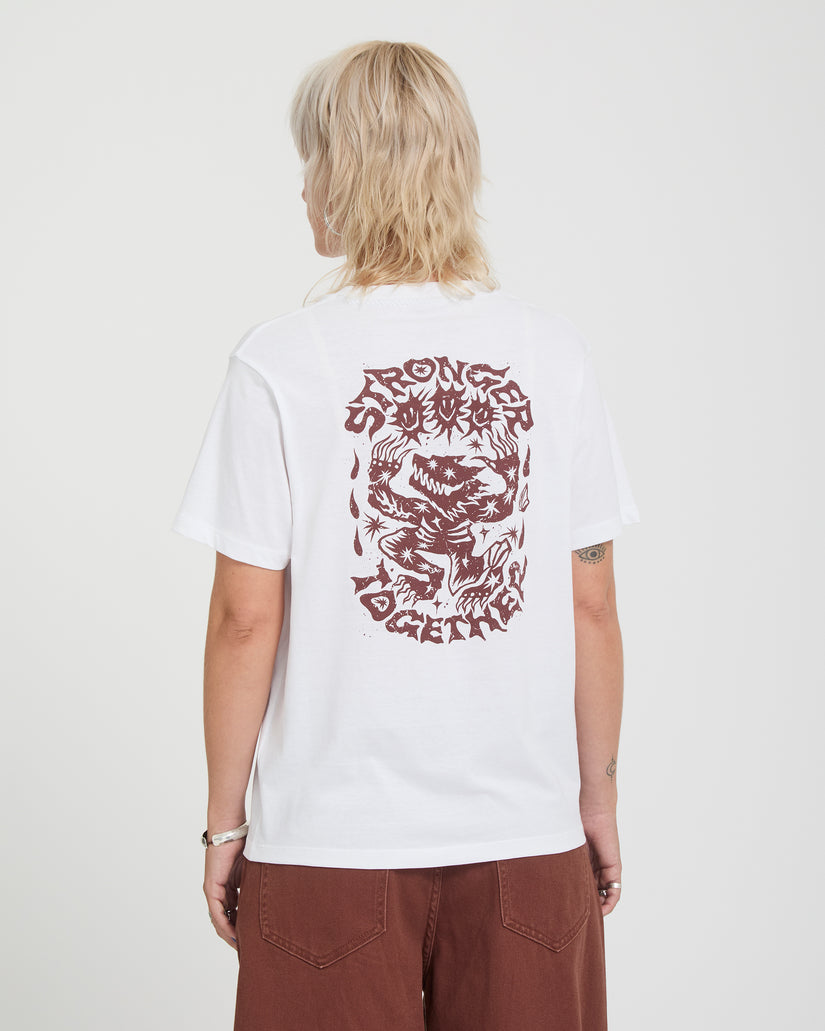 T-shirt Radical Daze Up - White