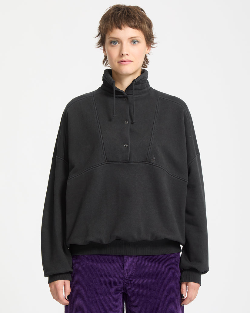 Sweat À Capuche Reetrostone - Vintage Black