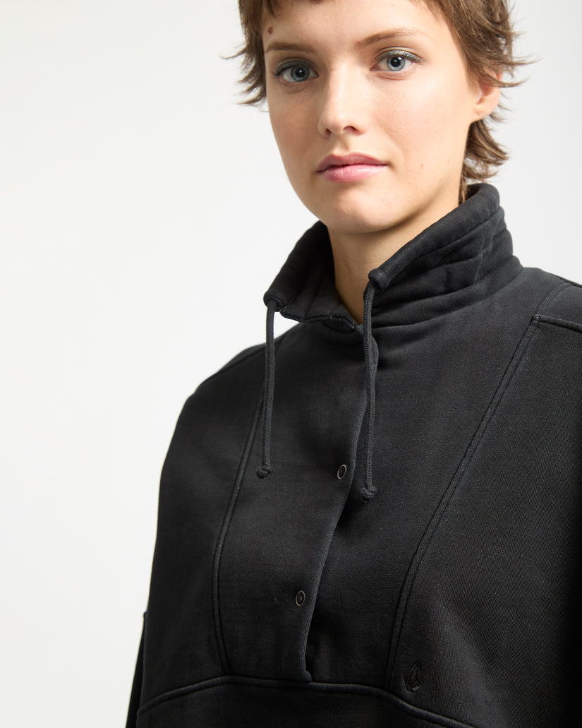 Sweat À Capuche Reetrostone - Vintage Black