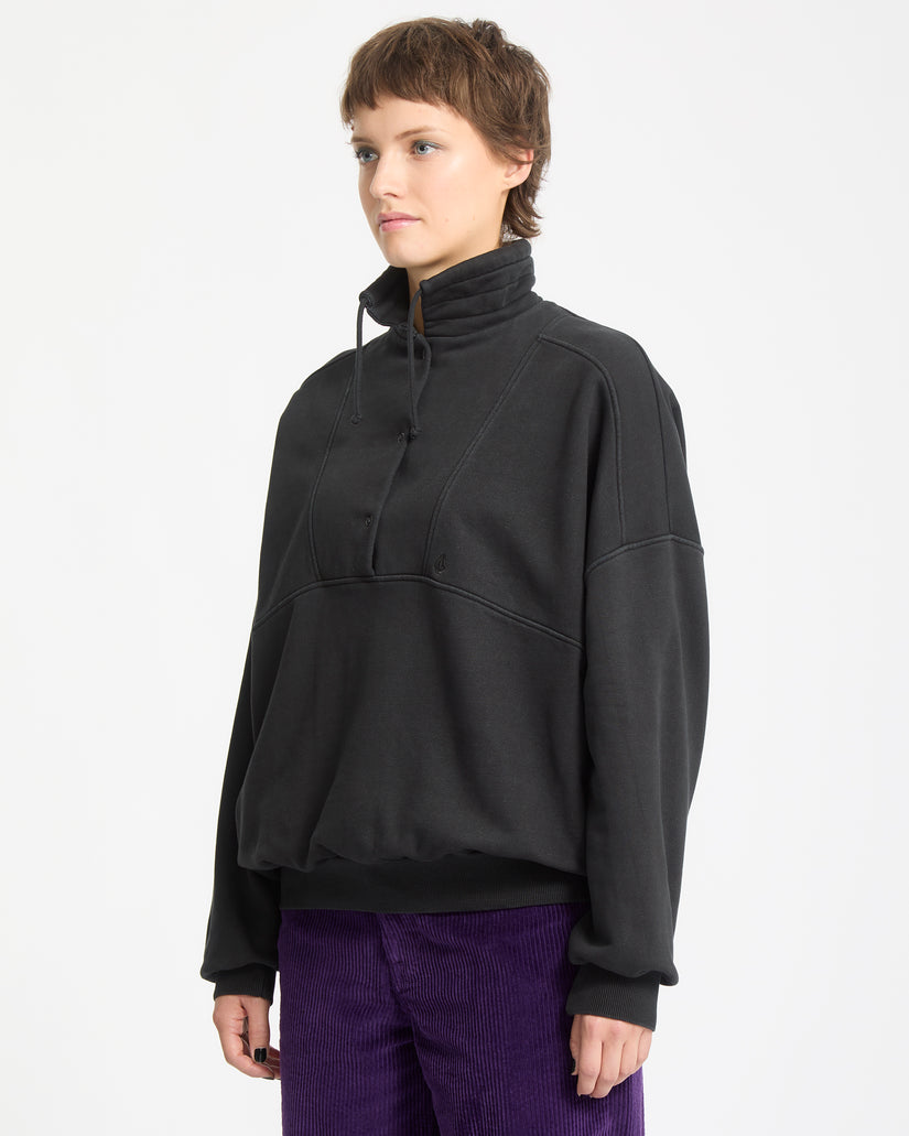Sweat À Capuche Reetrostone - Vintage Black