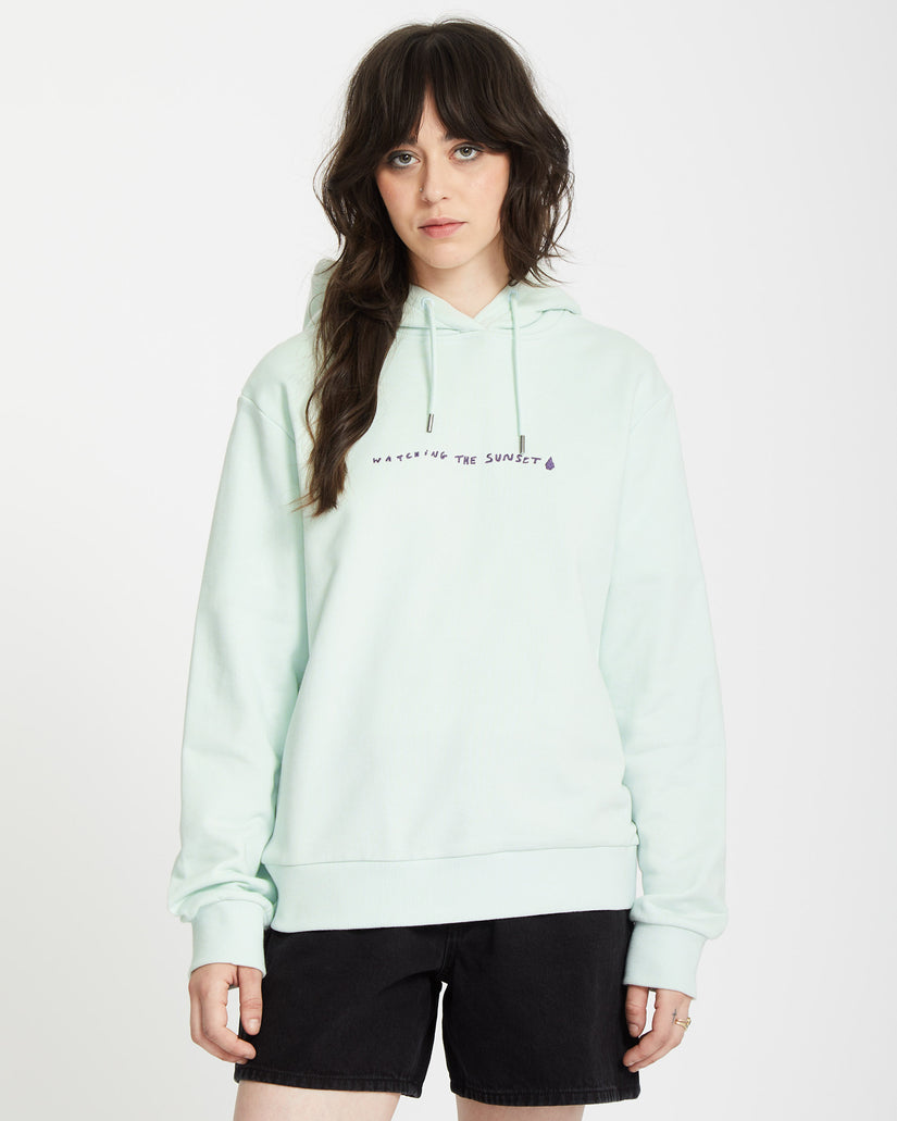 Sweat à Capuche Flowish - CLOUD BLUE