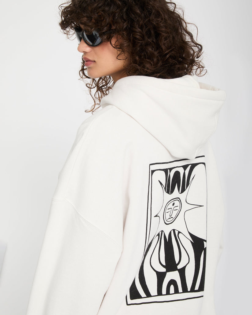 Sweat à capuche Radical Daze Up - Off White