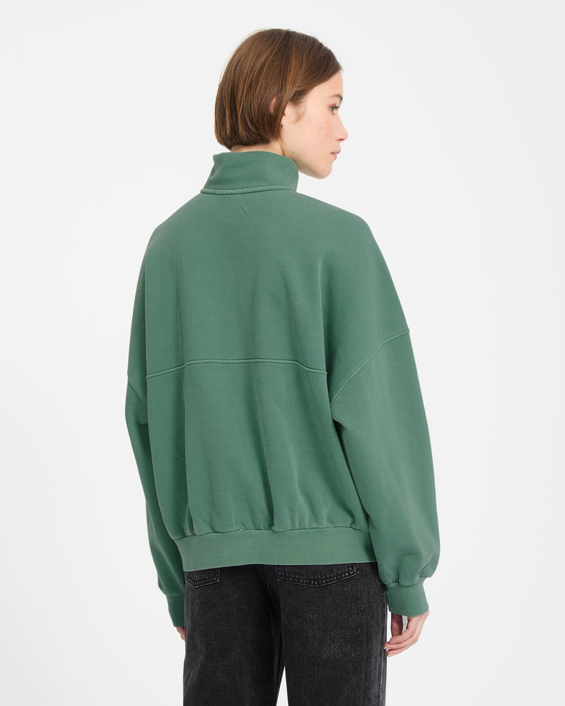 Sweatshirt Reetrostone Up - Evergreen