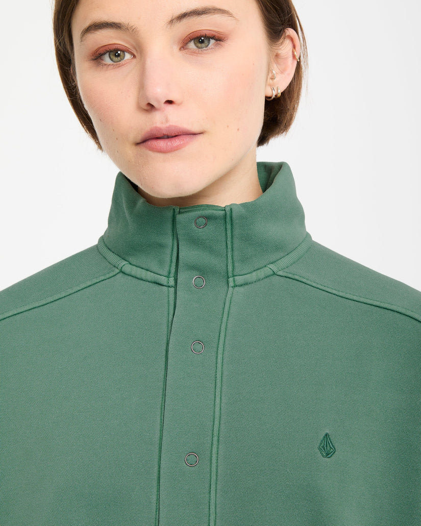 Sweatshirt Reetrostone Up - Evergreen