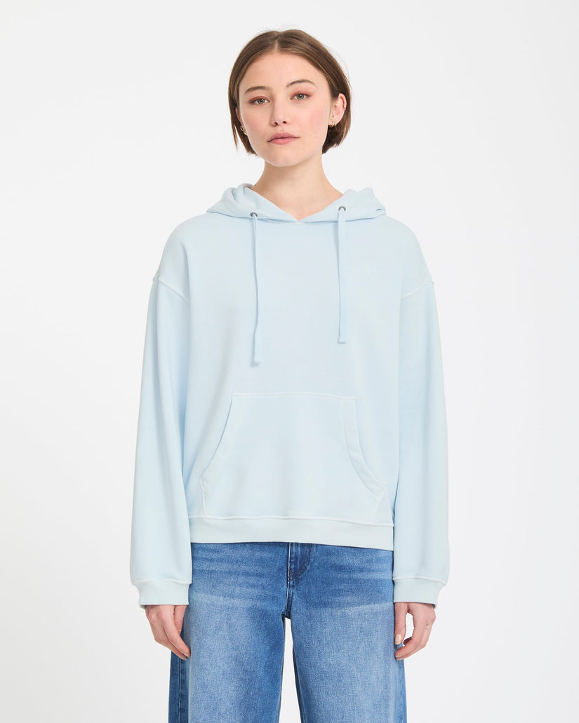 Sweat à capuche Stone Soft - Light Blue Acid