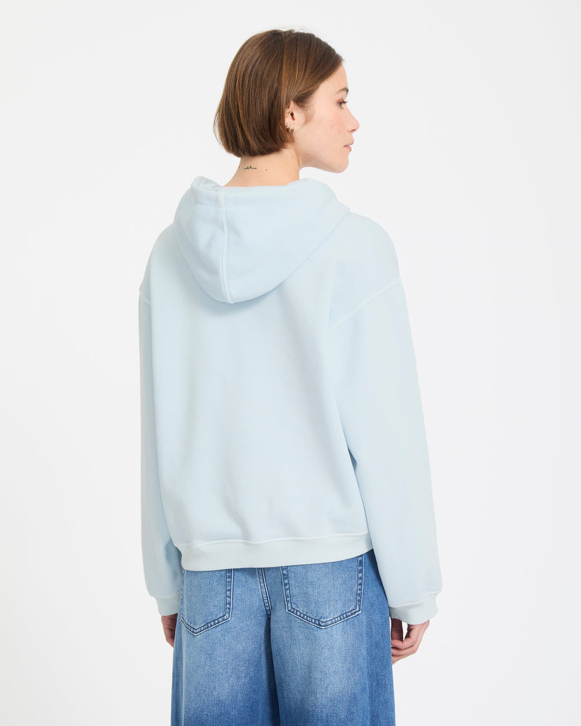 Sweat à capuche Stone Soft - Light Blue Acid