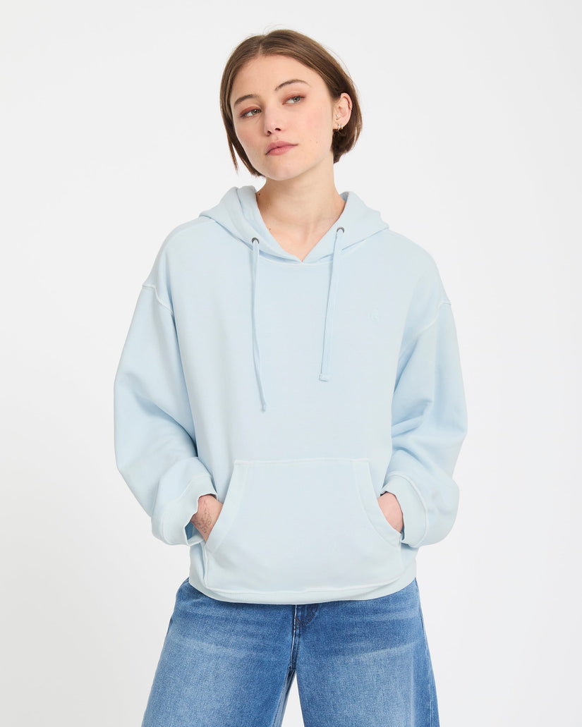 Sweat à capuche Stone Soft - Light Blue Acid