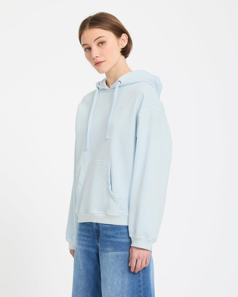 Sweat à capuche Stone Soft - Light Blue Acid