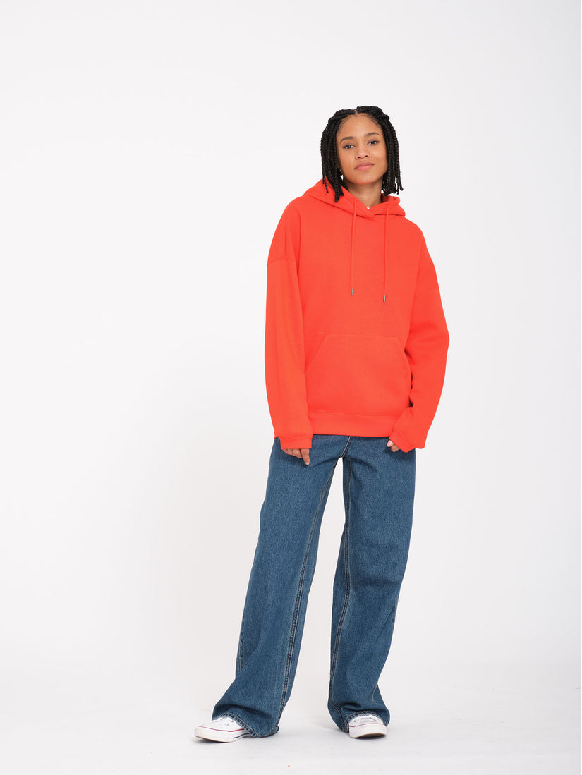 Sweat à capuche Stone Heart Up - BRIGHT RED