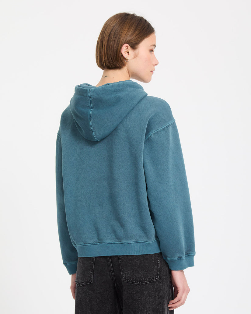 Sweat À Capuche Stone Soft - Emerald Green