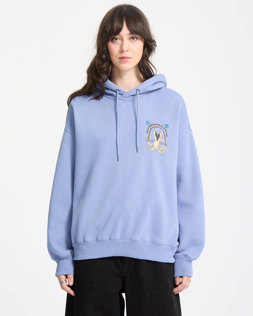 Sweat À Capuche Moove On - Carolina Blue