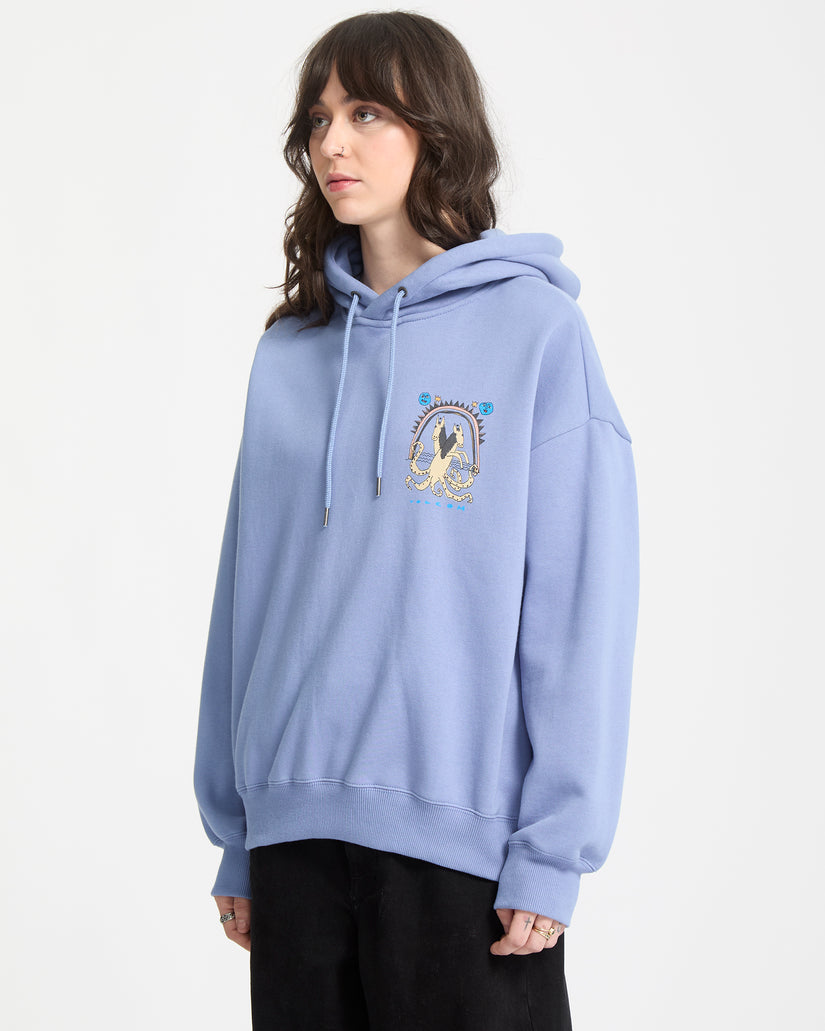 Sweat À Capuche Moove On - Carolina Blue