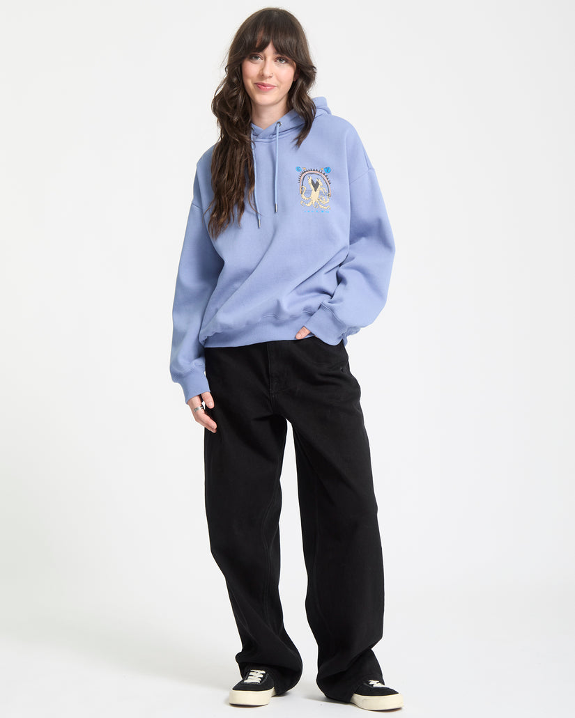 Sweat À Capuche Moove On - Carolina Blue