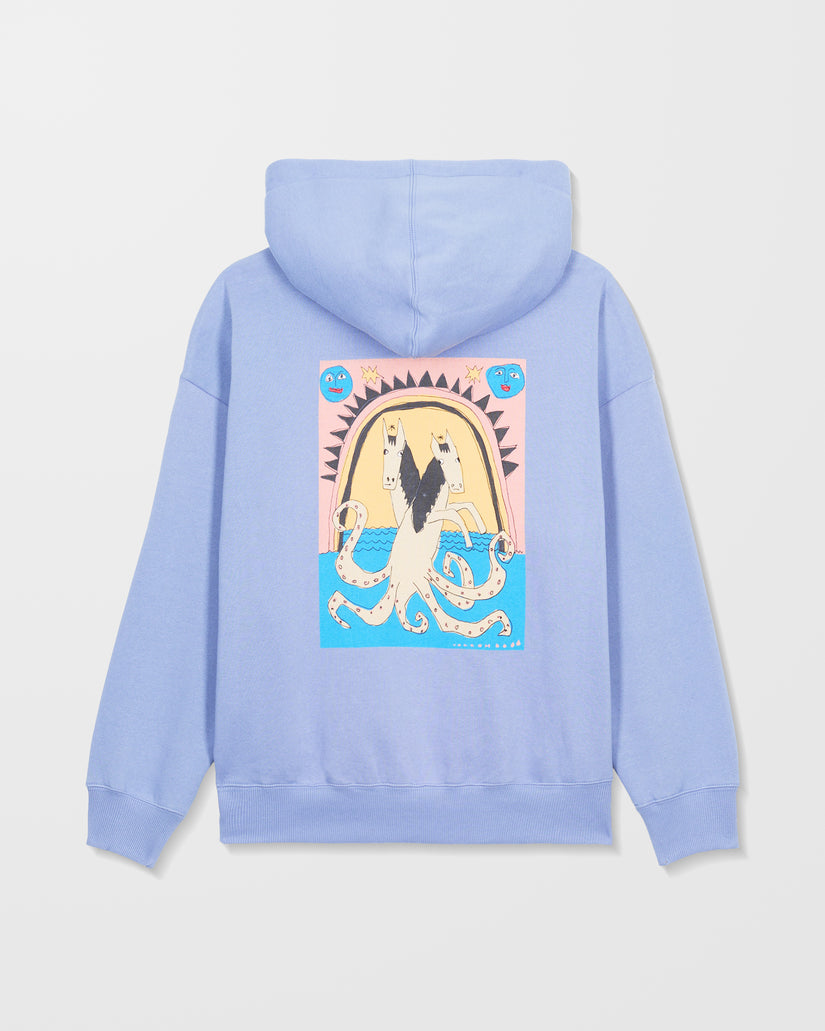 Sweat À Capuche Moove On - Carolina Blue