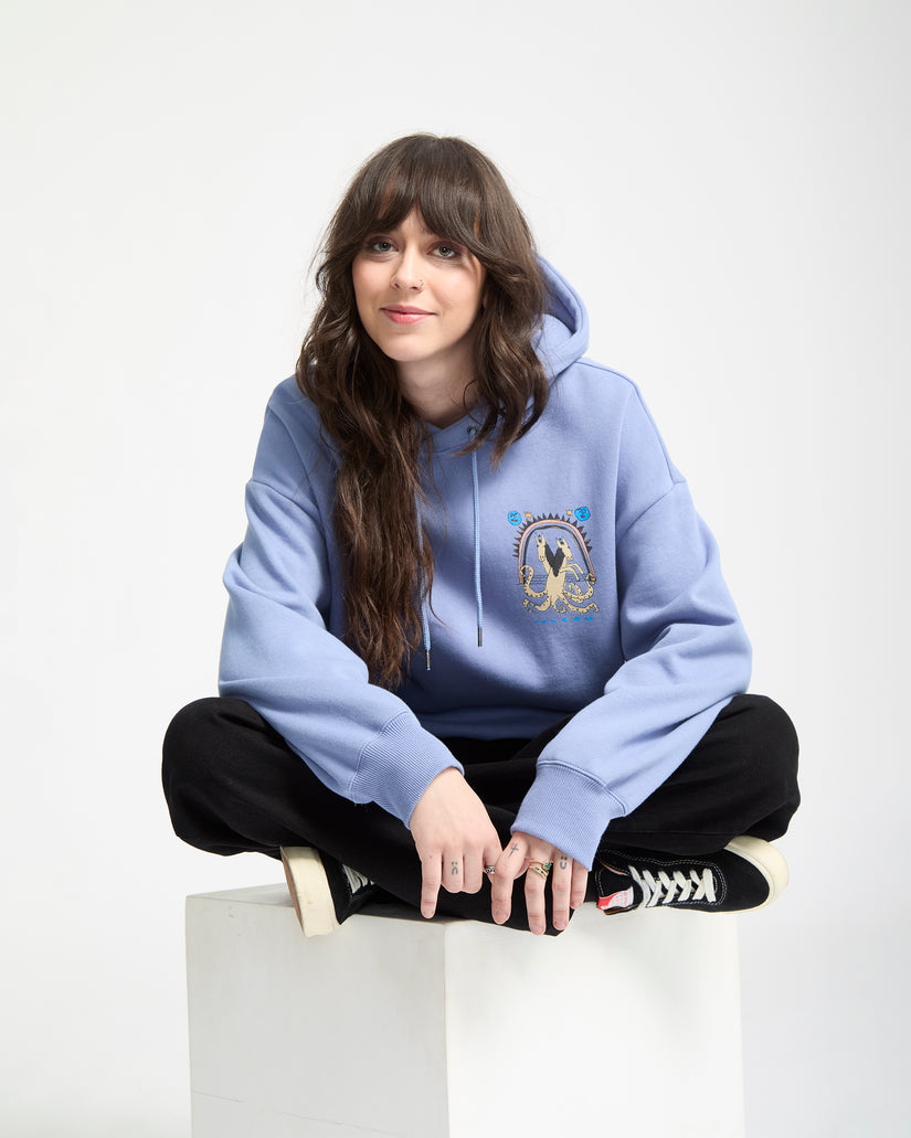 Sweat À Capuche Moove On - Carolina Blue