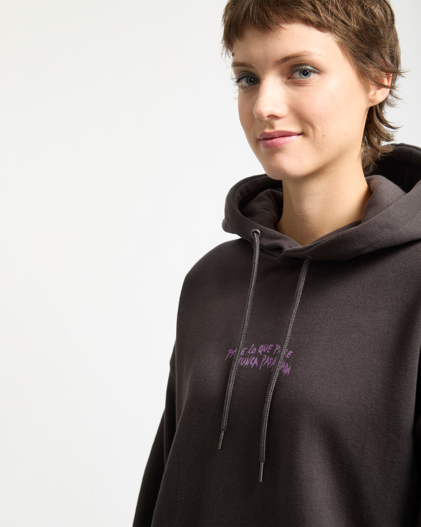 Sweat À Capuche Moove On - Vintage Black