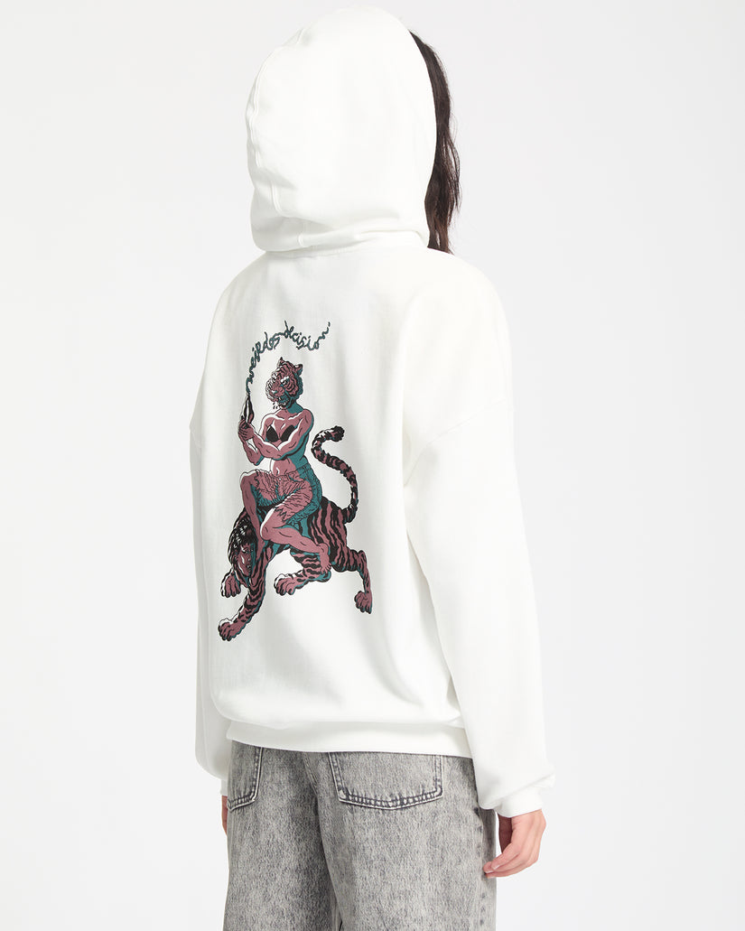 Sweat À Capuche Radical Daze - Star White