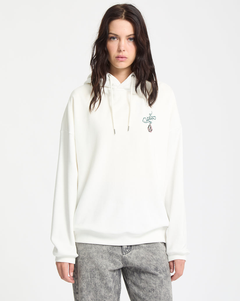 Sweat À Capuche Radical Daze - Star White