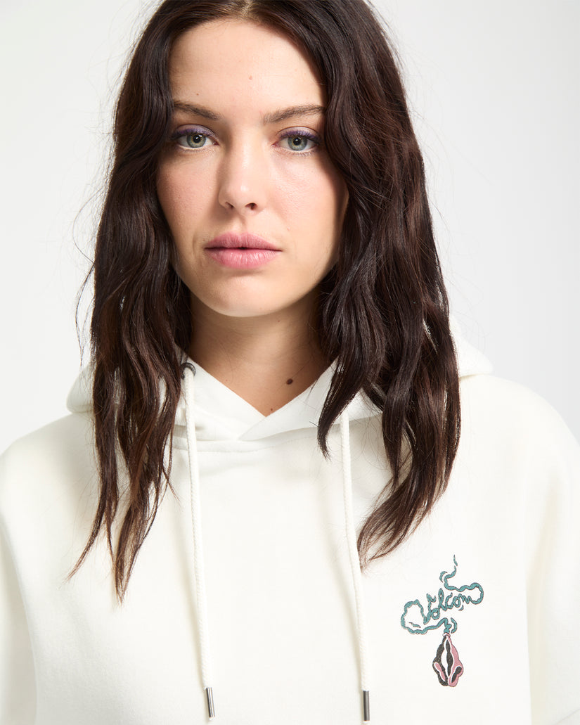 Sweat À Capuche Radical Daze - Star White