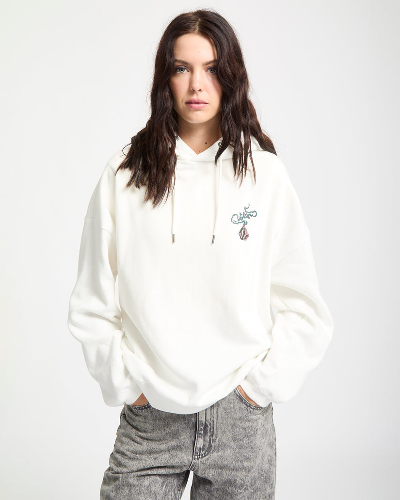 Sweat À Capuche Radical Daze - Star White