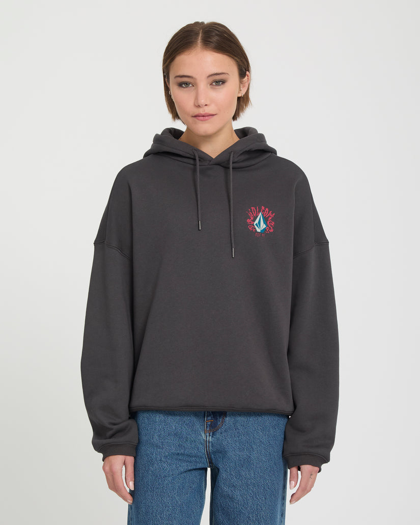 Sweat à capuche Radical Daze Up - Black