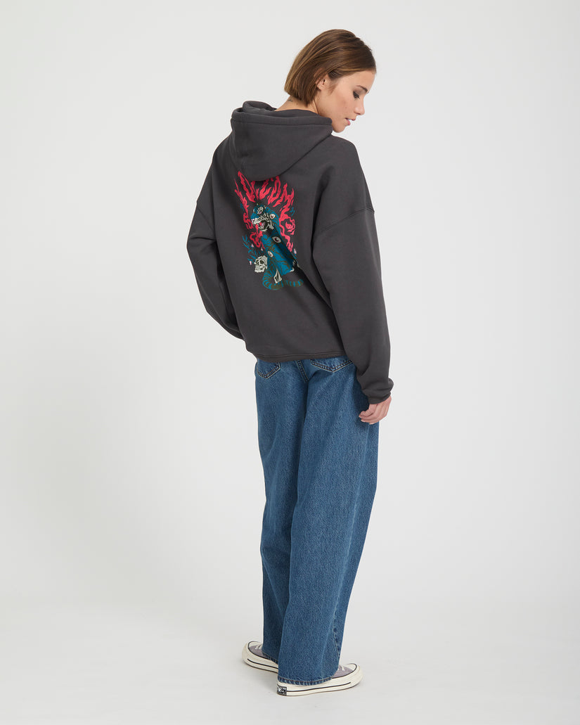 Sweat à capuche Radical Daze Up - Black