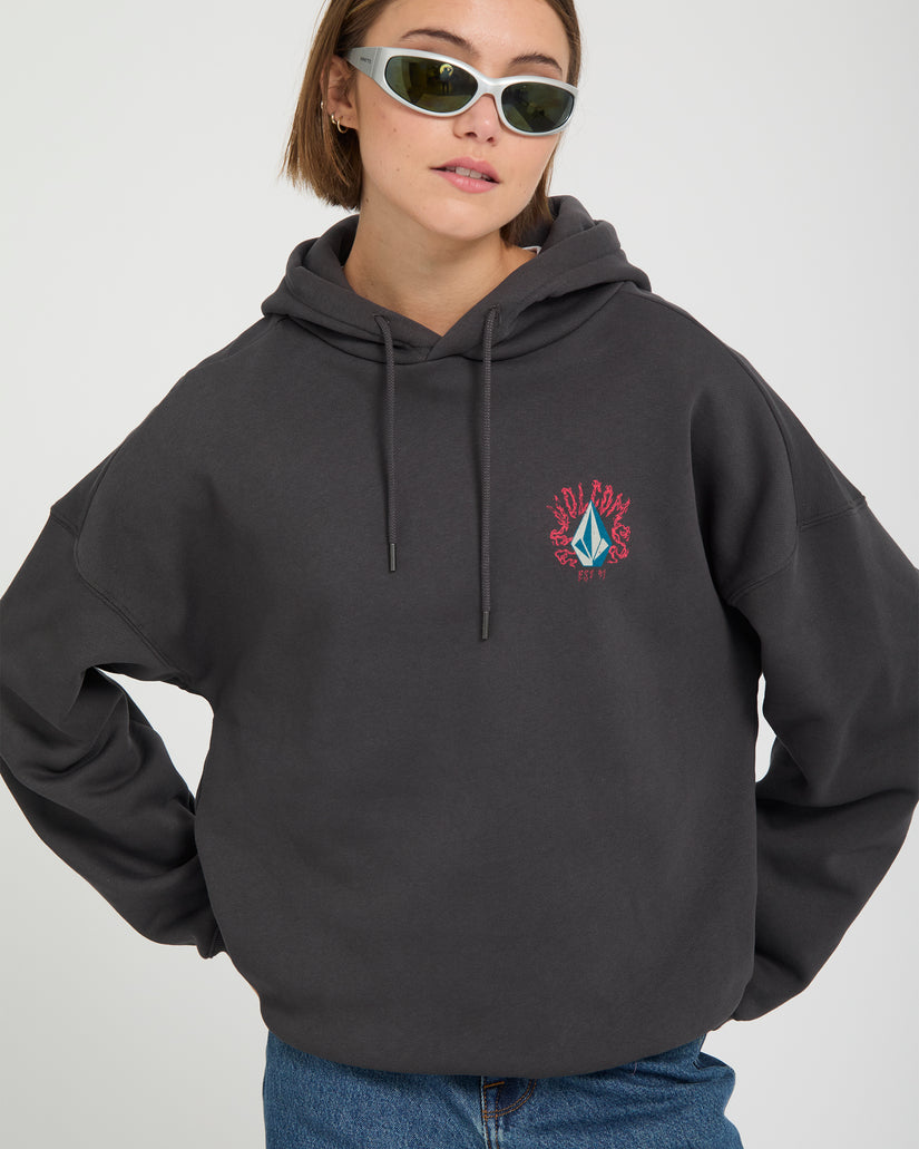 Sweat à capuche Radical Daze Up - Black