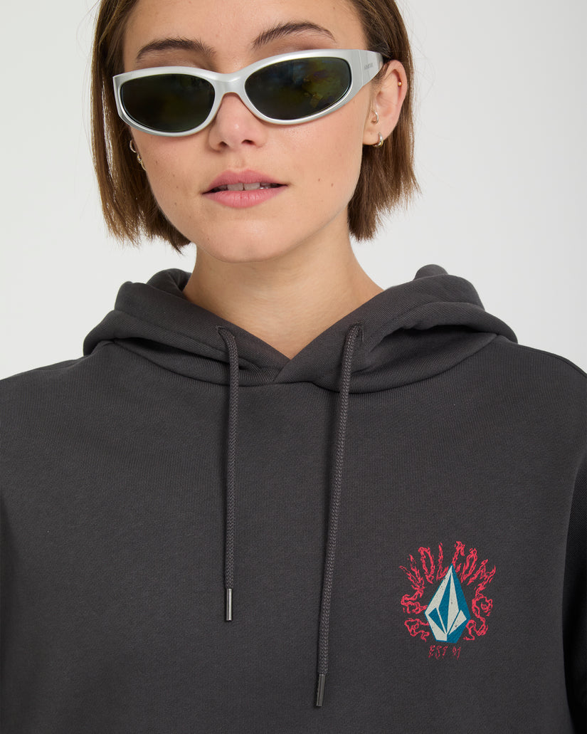 Sweat à capuche Radical Daze Up - Black