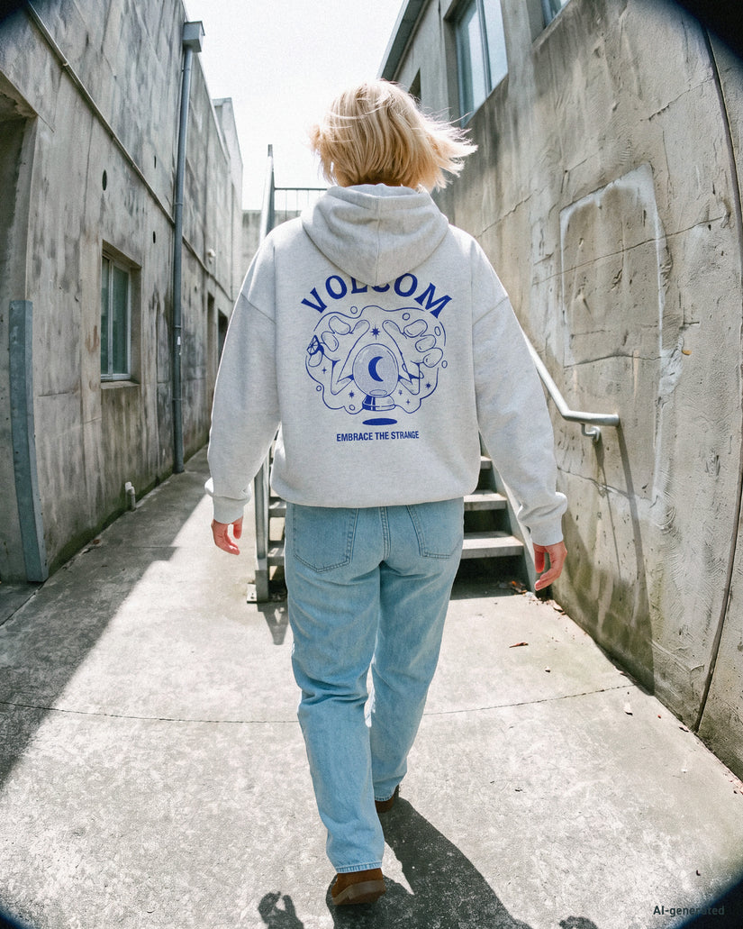 Sweat à capuche Moove On - Bone Heather