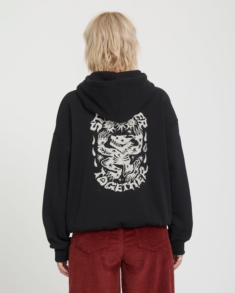 Sweat à capuche Moove On - Vintage Black