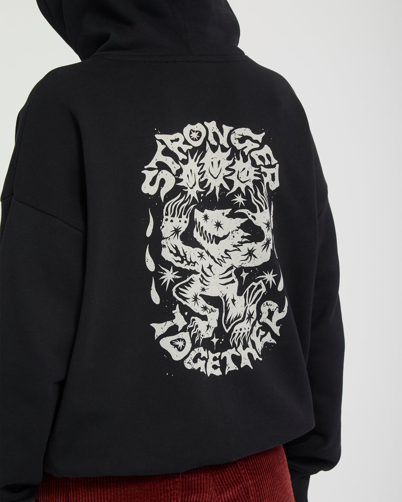 Sweat à capuche Moove On - Vintage Black