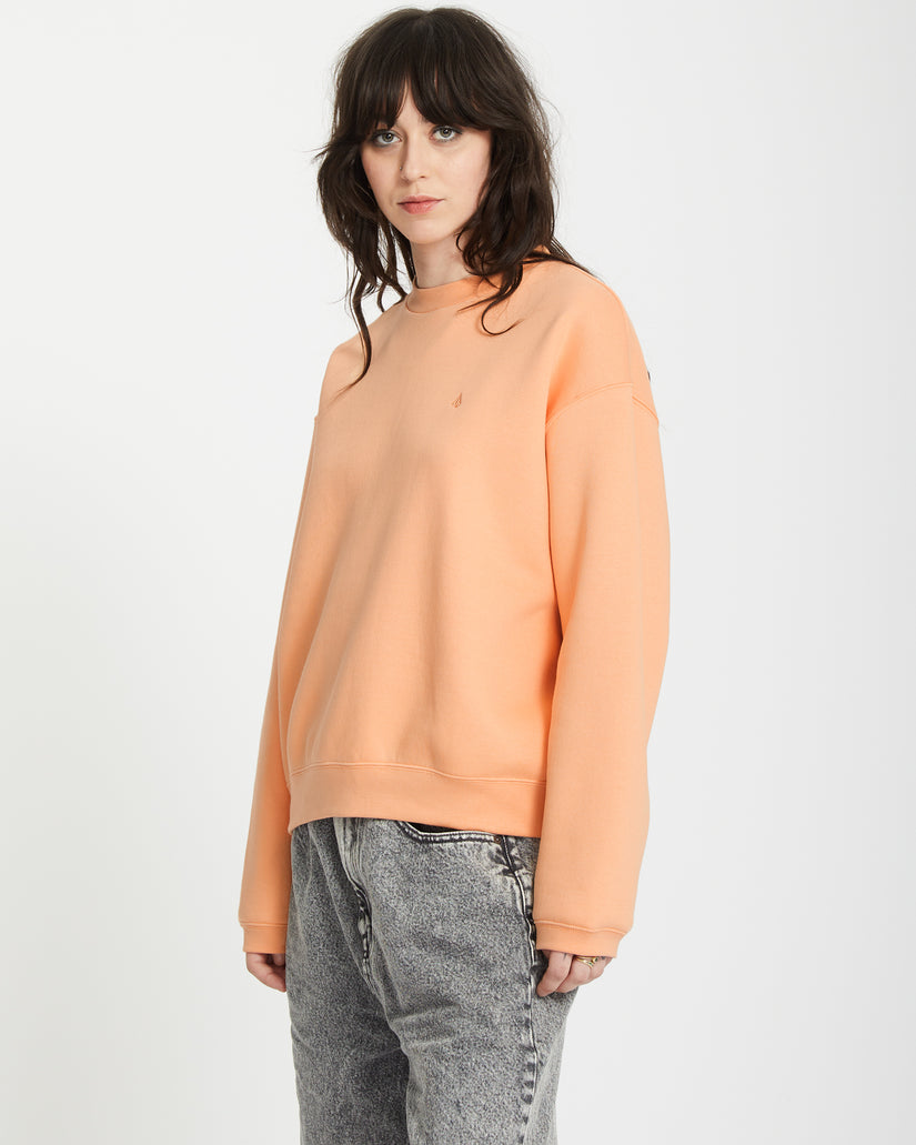 Sweatshirt Stone Heart Up - PALE PEACH