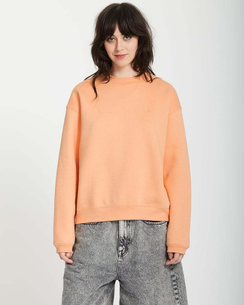 Sweatshirt Stone Heart Up - PALE PEACH