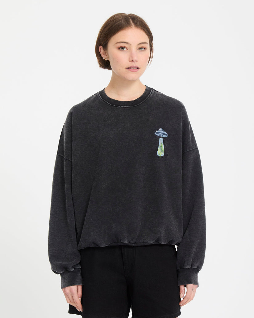 Sweatshirt Mickey Mason - Vintage Black